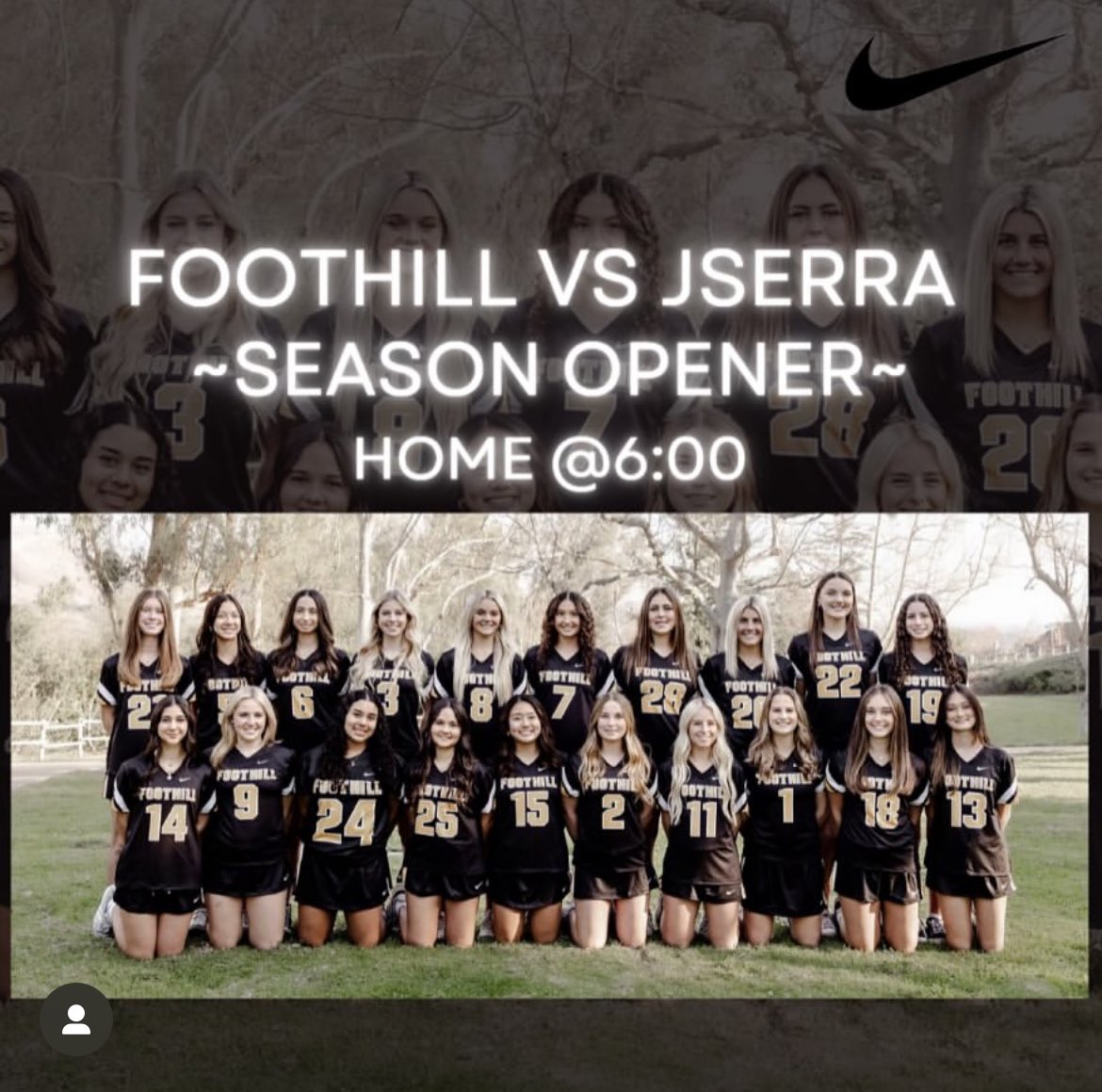 Game day.     Come watch the Knights open the season with a home game against JSerra.     Check out our new uniforms.   
Game time is 6 pm