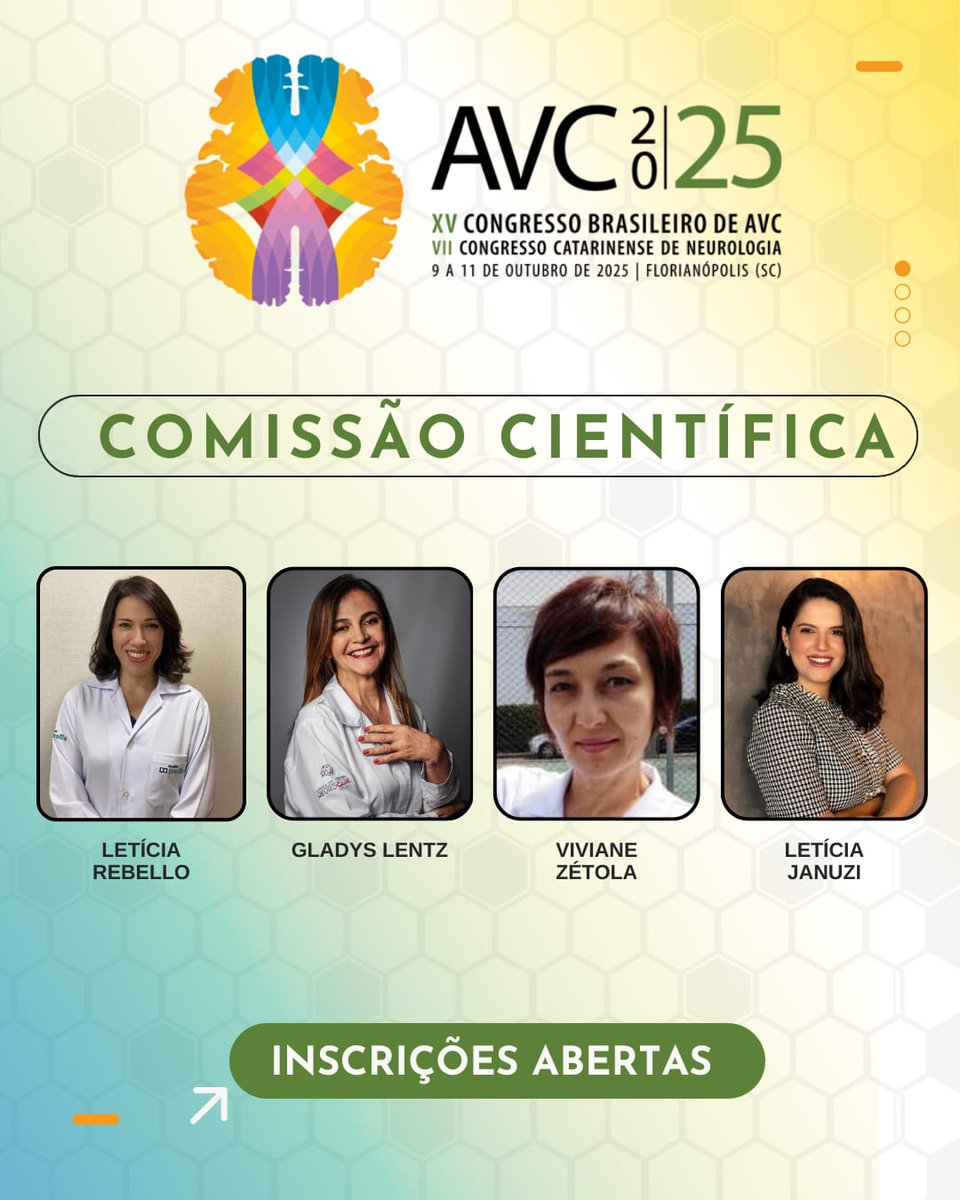 SBAVC1's tweet image. A Comissão Científica já está preparando um programa INCRÍVEL!!!!! 
Acesse avc2025.com.br, e inscreva-se!!!!!!! #AVC2025
