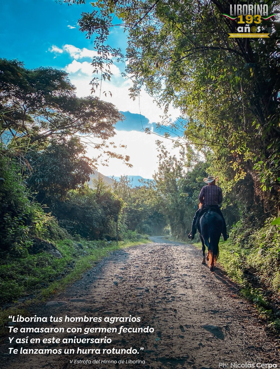 #Liborina193Años | "Liborina tus hombres agrarios te amasaron con germen fecundo y así en este aniversario te lanzamos un hurra rotundo." 
Un homenaje a nuestra historia, a quienes forjaron nuestro camino y al legado que seguimos construyendo. Ph: Nicolás Cerpa