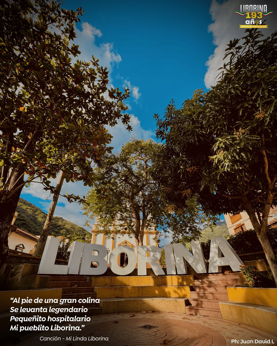 #Liborina193Años | "Al pie de una gran colina se levanta legendario pequeñito hospitalario mi pueblito Liborina." 
Un homenaje a nuestra historia, a quienes forjaron nuestro camino y al legado que seguimos construyendo. Ph: Juan David L