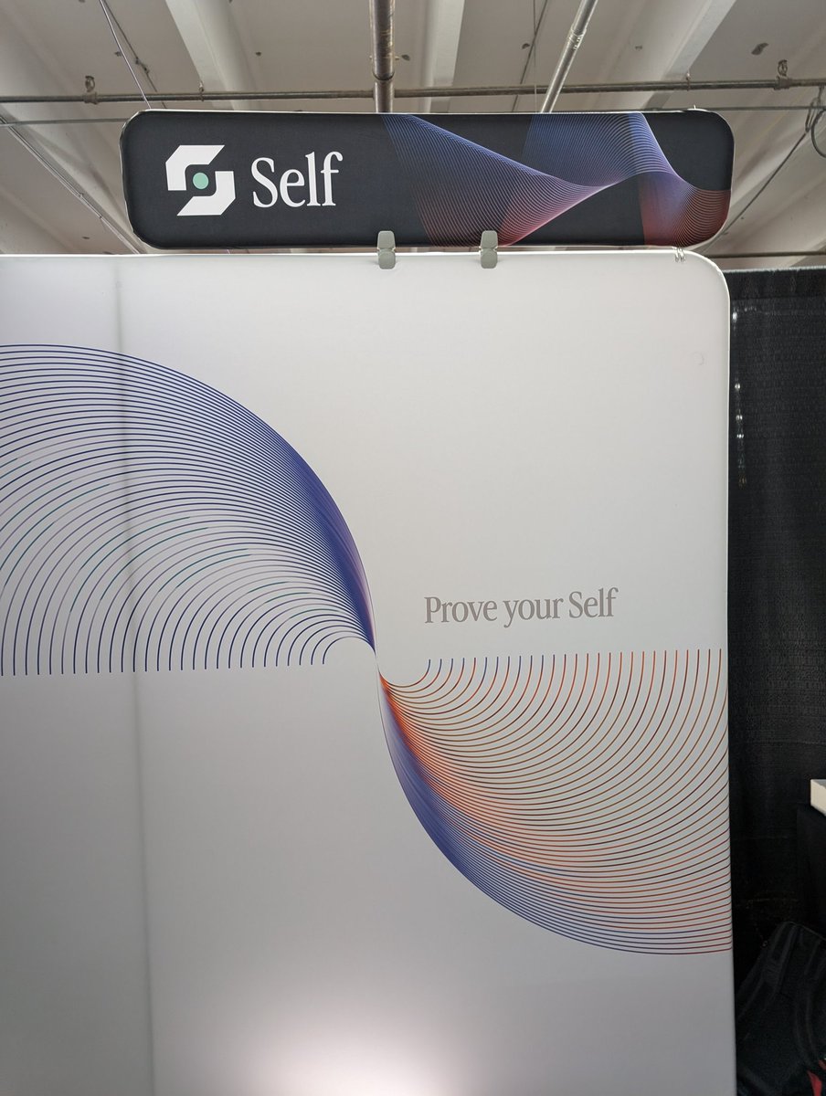 The @SelfProtocol booth is bustling at #EthDenver. We are in the Privacyville area. Come by!