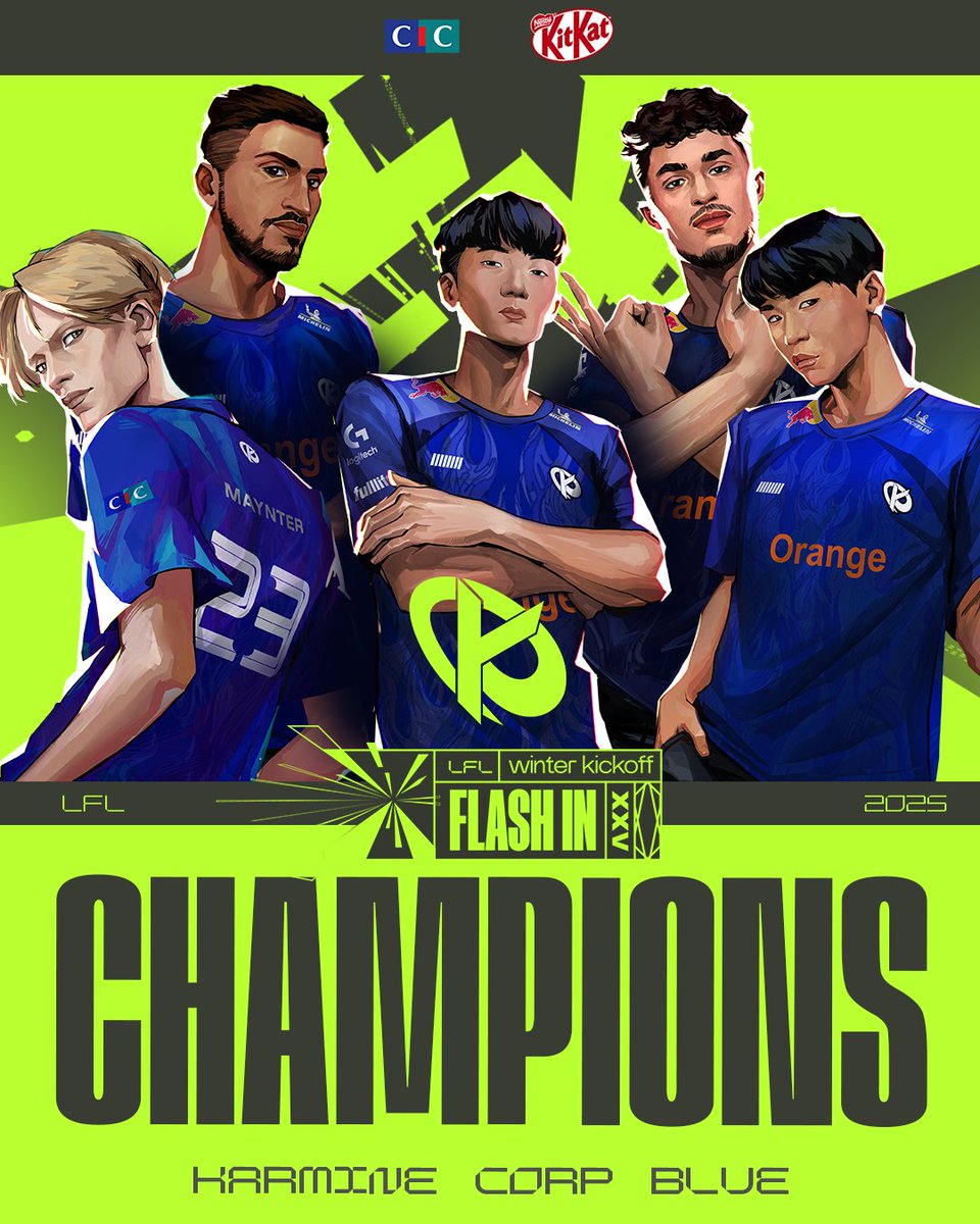LA @KARMINECORP EST CHAMPIONNE DU LFL FLASH IN KICKOFF 2025 ! 🏆