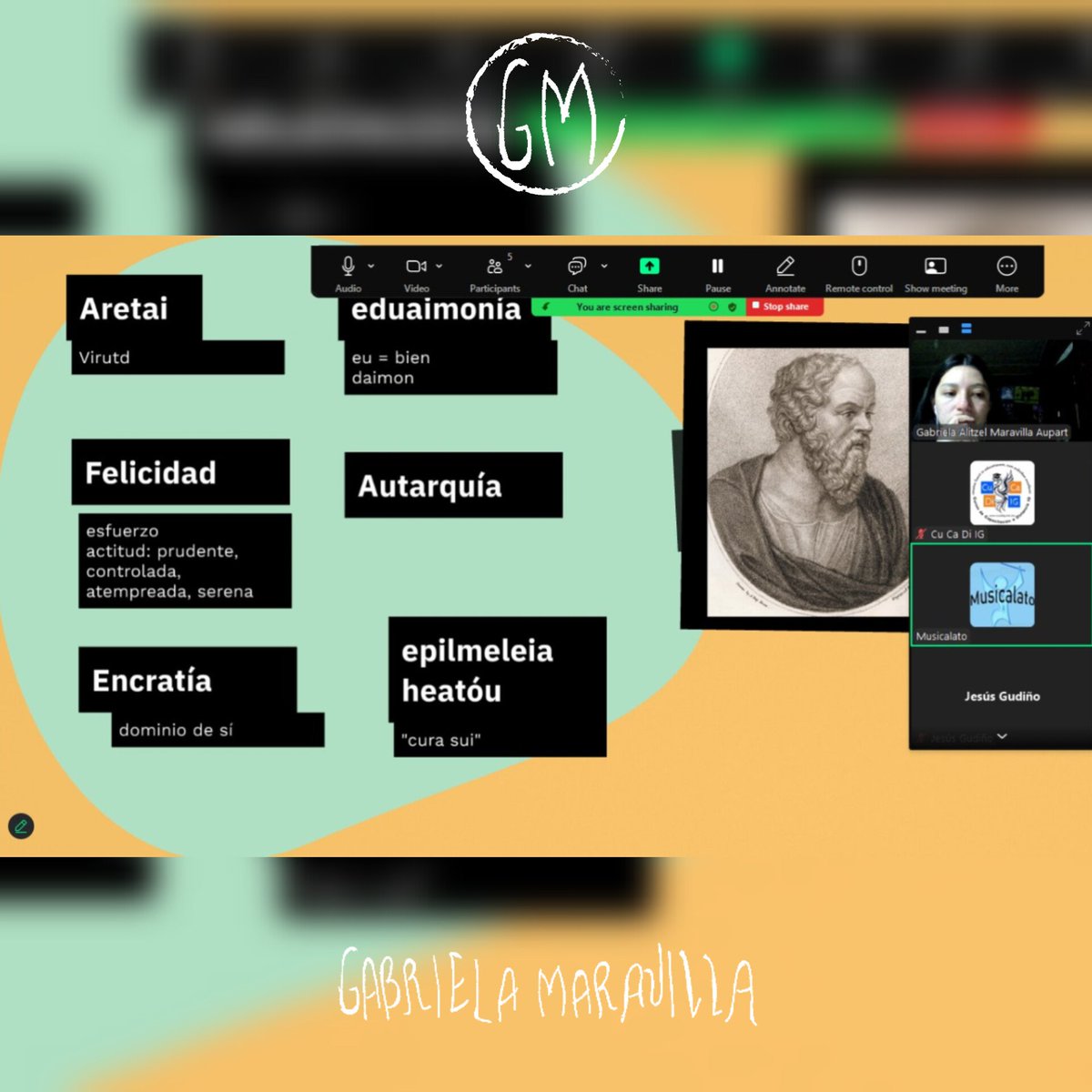 GxbySkeleton's tweet photo. CURSO SOBRE LA ESCUELA CÍNICA. 
🔥

Hoy comenzamos la última sesión del Curso de cinismo, si no nos viste durante la priemra semana, puedes ver las otras sesiones grabadas. 

¡Te esperamos hoy! 🌟

#compositora #compositoras #GM #gabrielamaravilla #music #viral #fyp #Youtube https://t.co/5e8PDCB3CQ