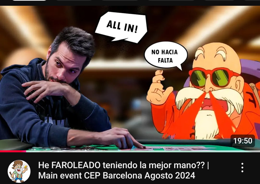 lambdaxxx's tweet image. Mi primer vlog de poker live 😊
CEP Barcelona 2024
youtu.be/12BUGBLTlSI