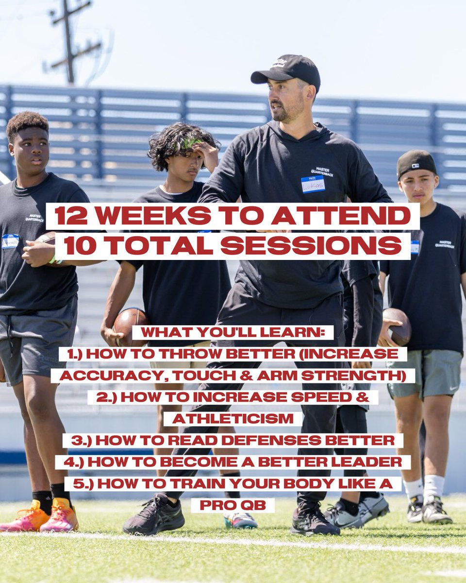 SIGN UPS NOW AVAILABLE FOR OUR 2025 SPRING QB TRAINING