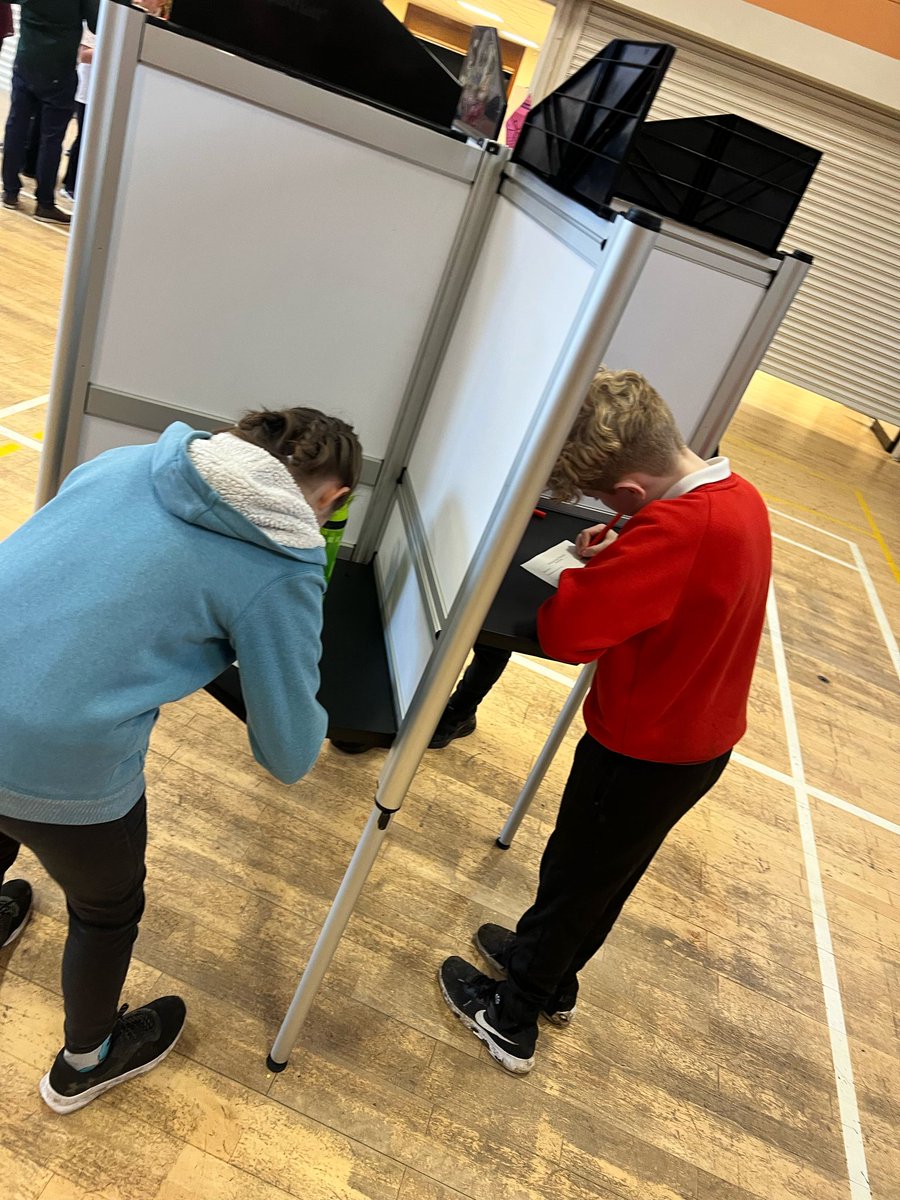 Our second annual General Election was held today. Every single person in the school voted. Results to be revealed to pupils very soon!