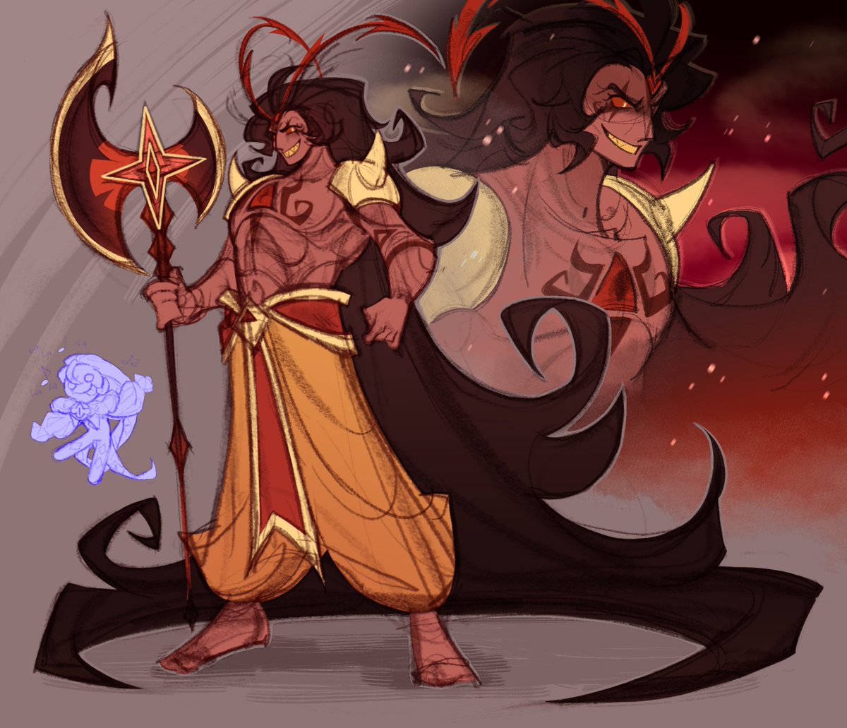 MrVanhellis's tweet image. qrt with the character vs how you draw them…