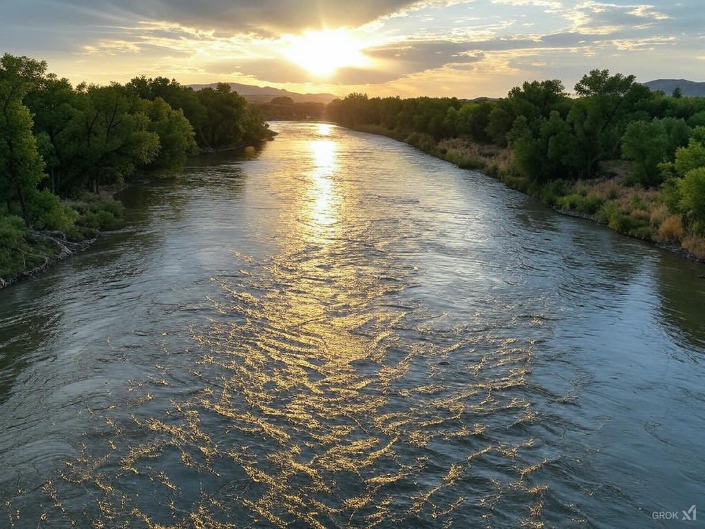 Now Named: 

RIO GRANDE  🇺🇸🇲🇽
JUSTIFY ex Kram.

The Rio Grande, or Rio Bravo, is a vital artery in the arid landscapes of the southwestern United States. Stretching nearly 2,000 miles, it supports over 6 million people, countless wildlife species. Its journey starts from the San