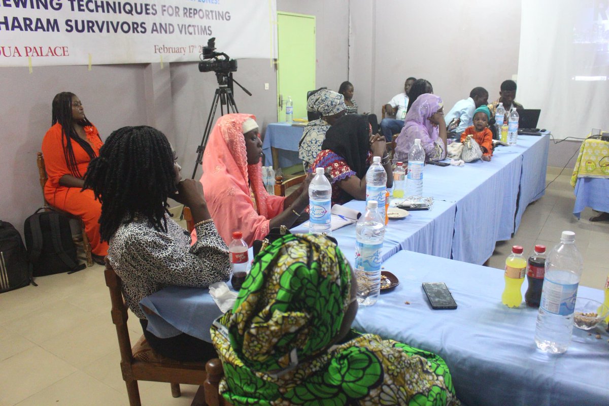 Dorcas Ekupe (@ekupedorcase) on Twitter photo With the escalation of attacks in the Far North, female journalists are constantly in the field, reporting on the incidents. Many times, they venture to the epicenter of such attacks,
Our Just ended Workshop for women Journalists
<a href="/DartCenter/">The Dart Center for Journalism & Trauma</a>
<a href="/IWMF/">International Women's Media Foundation</a> With the escalation of attacks in the Far North, female journalists are constantly in the field, reporting on the incidents. Many times, they venture to the epicenter of such attacks,
Our Just ended Workshop for women Journalists
<a href="/DartCenter/">The Dart Center for Journalism & Trauma</a>
<a href="/IWMF/">International Women's Media Foundation</a>