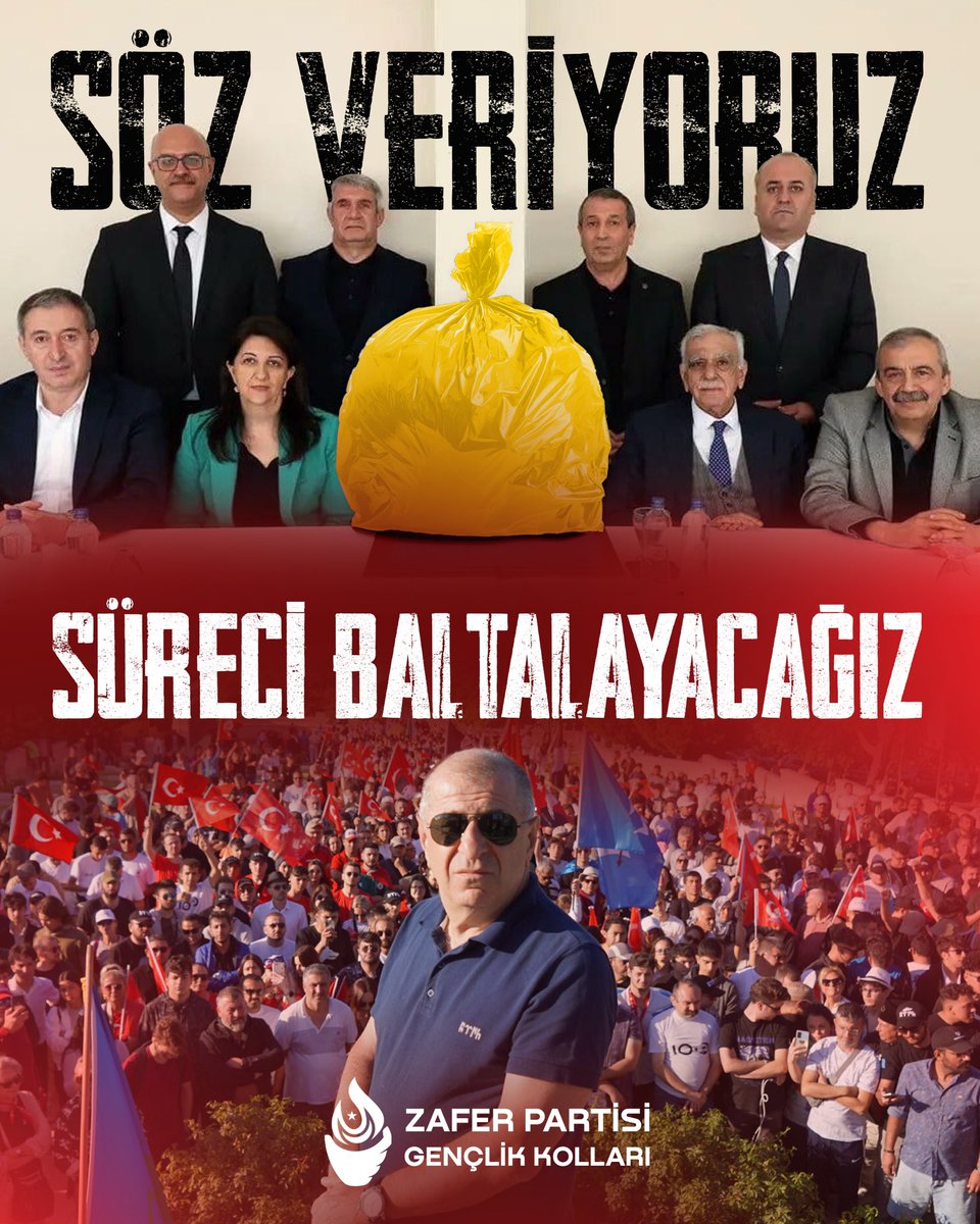 Sana sarı torbalar aldım çiçek pazarından Abdullah Öcalan 🟨

#SüreciBaltalayacağız