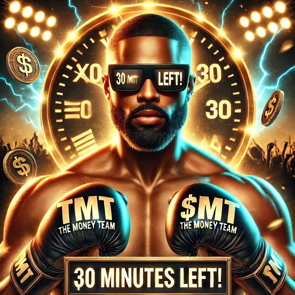 TMTMeme's tweet photo. 🚨 30 MINUTES UNTIL THE $TMT CONTRACT DROPS! 🚀🥊

THIS IS IT. No second chances. No do-overs.

🕐 In just 30 minutes, the contract address will be LIVE.
💰 No Presale. No VC. 100% Community-Powered.
🔥 The Biggest Meme Coin Launch of 2024 is HERE.

APING IN FIRST = WINNING.

Turn on notifications. Get your wallets ready.
When the bell rings, only the fastest will win.

🚀 LIKE & RETWEET if you’re READY TO SEND IT! 🚀

#TMT #MemeCoin #Solana #CryptoLaunch #BullRun #NoVC #CryptoMoon #PumpIt #100x

@CryptoGodJohn @RealFibonacci @TraderNJ1 @AnsemCrypto @TheDeFiEdge @RookieXBT @SalsaTekila @AltcoinSherpa @GiganticRebirth @CryptoKaleo @SmartContracter @Pentosh1 @Tree_of_Alpha @donalt @CryptoCapo_ @martiniGuyYT @Lookonchain @0xQuit @shitcoin @dingalingts @Cobie @elonmusk