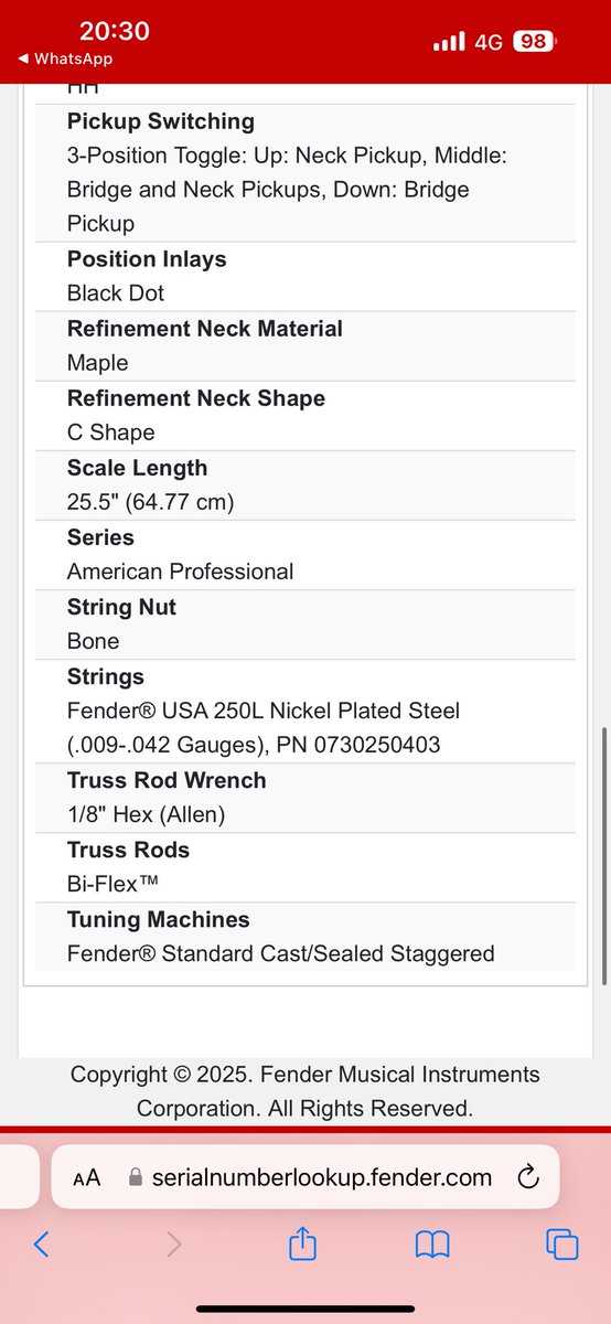 panks_79's tweet image. 🧵 Band members and 🎸 players…

My Dad is selling his Fender Telecaster Deluxe ShawBucker. 

Pictures from the Fender website with the serial number of his Telecaster.

See guitar images in next post.

Please drop me a message if you’re interested…

@SeanRKelly @OptimusGinge