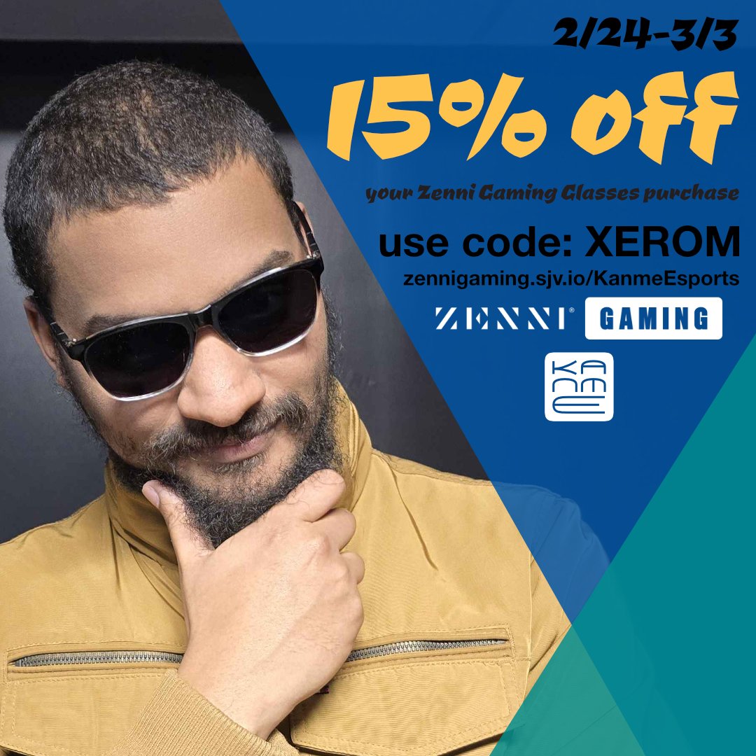 Kanme Esports & Studios ✈Max Mode✈Fight Kingdom (@kanme_studios) on Twitter photo Nobody on Kanme is cooler than <a href="/Oroboruscomplex/">Kanme|BananaIce</a> (Bananaice). <a href="/Zenni_Gaming/">Zenni Gaming</a> glasses look great on him & protect his eyes from screen fatigue, why not get a pair for yourself. This special offer celebrates <a href="/SSBFC_Xerom/">Kanme || Xerom</a> making arc world finals 2 years in a row! Link in the comments Nobody on Kanme is cooler than <a href="/Oroboruscomplex/">Kanme|BananaIce</a> (Bananaice). <a href="/Zenni_Gaming/">Zenni Gaming</a> glasses look great on him & protect his eyes from screen fatigue, why not get a pair for yourself. This special offer celebrates <a href="/SSBFC_Xerom/">Kanme || Xerom</a> making arc world finals 2 years in a row! Link in the comments