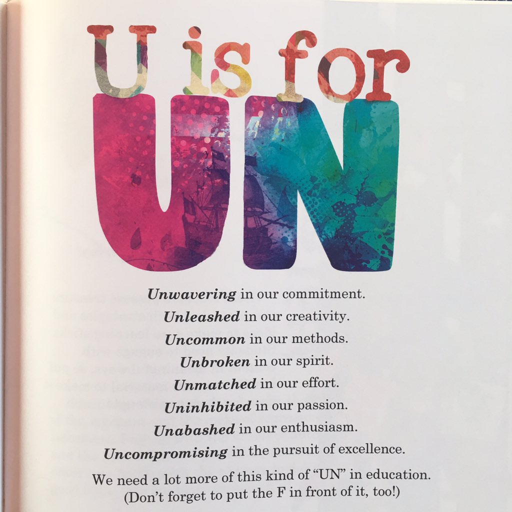 U is for UN!!

Did you know that we created an ABC book for adults?

It is an inspirational, illustrated book with messages for educators everywhere.
Teachers love ABC books...so we made one for you! 
a.co/d/iprf8LM
#dbcincbooks #tlap #LeadLAP