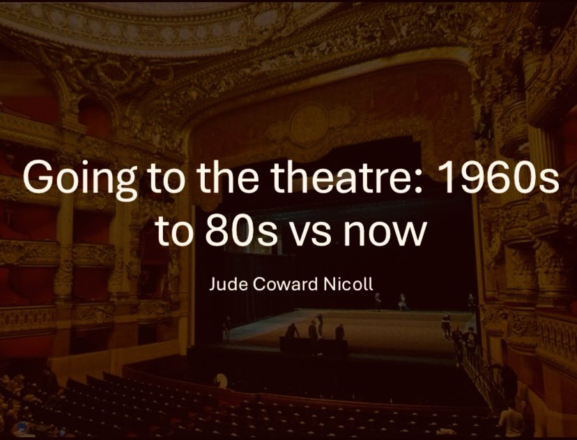Jude presented his Social Sciences Baccalaureate findings today. He combined history and drama, investigating changes in theatre going habits over time. Great job, Jude.