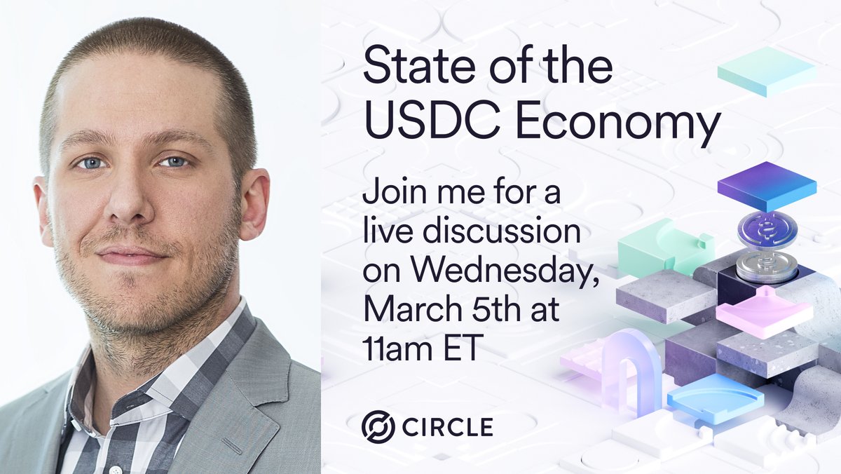 Next week, Global Head of Cumberland Chris Zuehlke joins panelists for a <a href="/circle/">Circle</a> Executive Insights Live webinar to discuss the state of the USDC economy. They will cover:

- Key trends and drivers from the latest USDC Economy Report
- Use cases fueling mainstream stablecoin