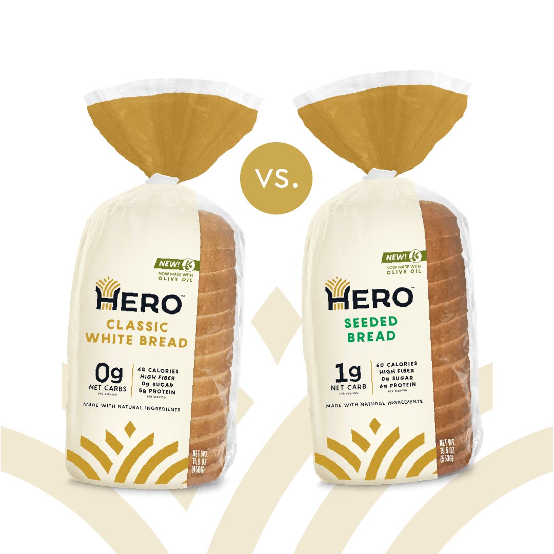 Happy National Toast Day, everyone! 🍞 

What better way to celebrate than to create a little bit of friendly competition? 🙃 

Are you team Hero Classic White Bread or team Hero Seeded Bread? Let us know your pick and why in the comments!