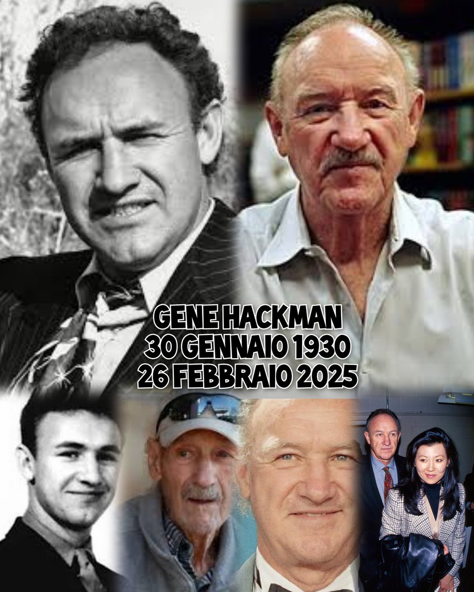 #GeneHackman #BetsyArakawa #Cinema #Hollywood #Leggenda #RiposaInPace #Oscar #Superman #IlBraccioViolentoDellaLegge #GliSpietati #LaConversazione #LexLuthor #AddioLeggenda