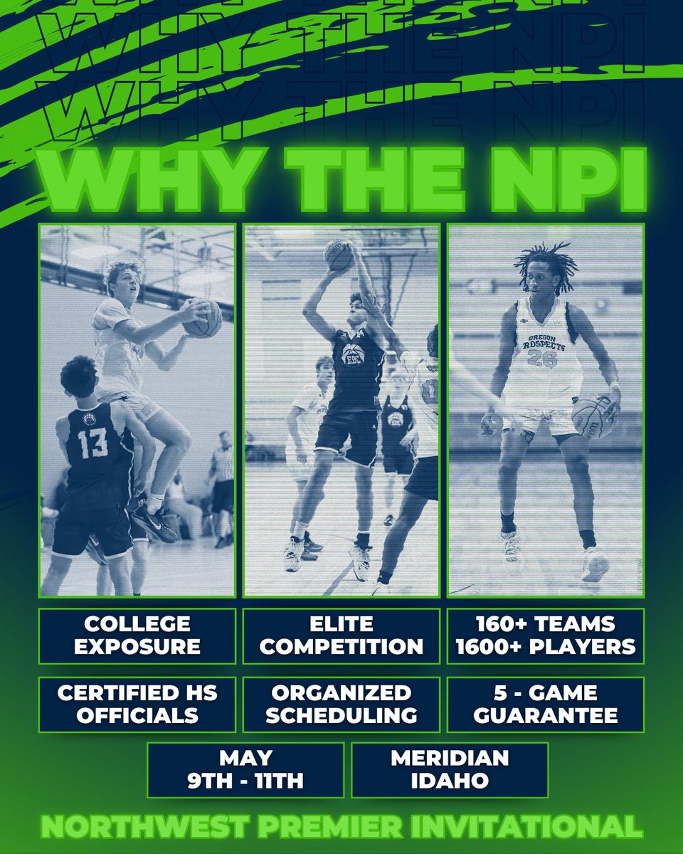 🏆 Why Do Teams Keep Coming Back to NPI?💥 160+ teams, 1,600+ players, and an elite basketball atmosphere!