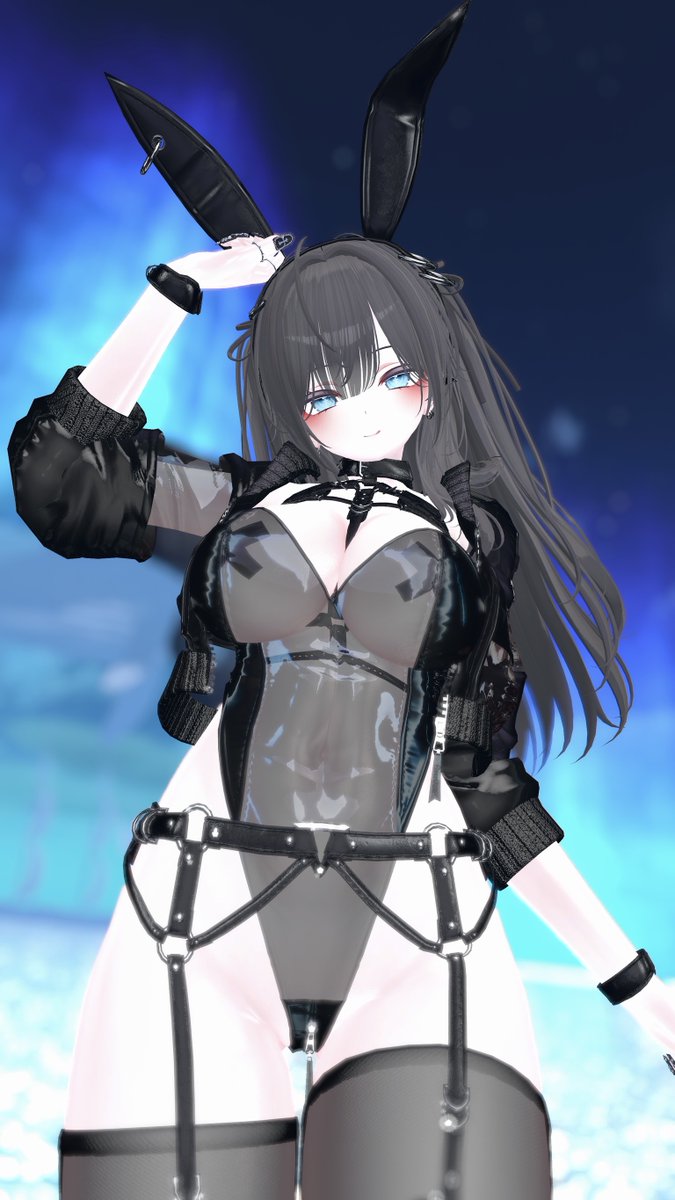 おはよっ✨
バニー...だよ?🐰
#VRChat #OC666