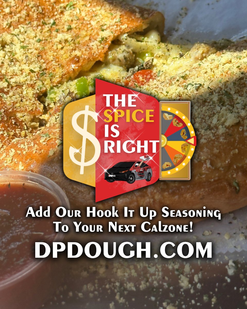 The spice is right! Don’t forget to Hook Up your calzone for the ultimate D.P. Dough experience😍

Order on our app📱 or online at dpdough.com