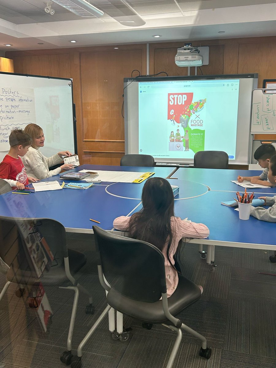 Our students have made small groups as part of their project on reducing waste. They are coming up with real life solutions by having business meetings like grown ups! Stay tuned.