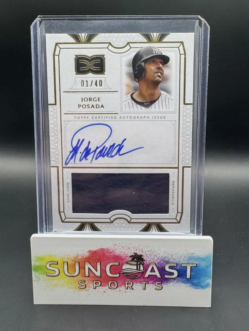 thelafleurboys's tweet image. 🔥 JORGE POSADA AUTO RELIC /40! 🔥

Another legendary pull!

ebay.com/itm/3760107707…

#JorgePosada #Yankees #ToppsDefinitive #AutoRelic #MLB #BaseballCards #SportsCards
