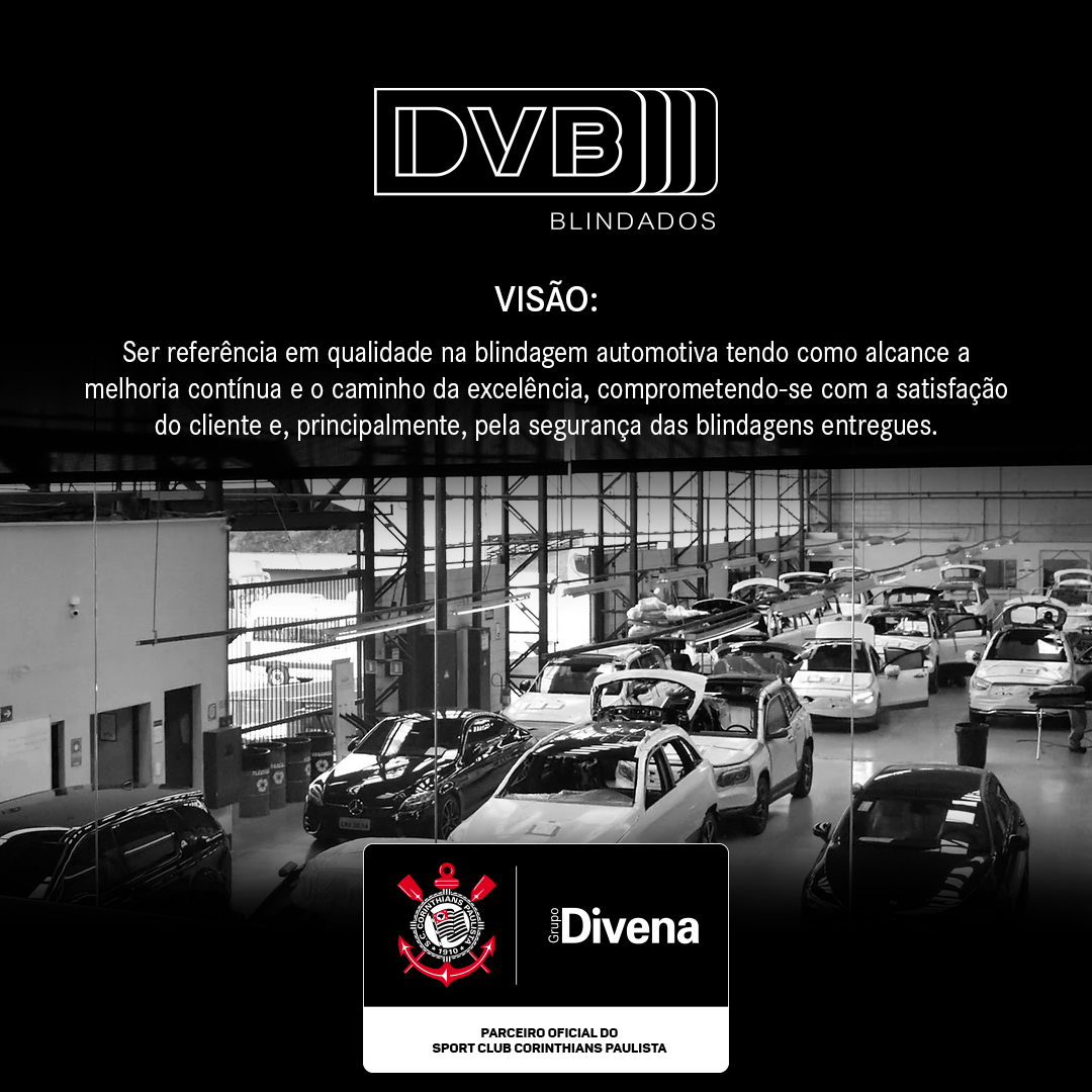 Corinthians's tweet image. Conheça a DVB! #blindadosdvb #DVB #GrupoDivena
