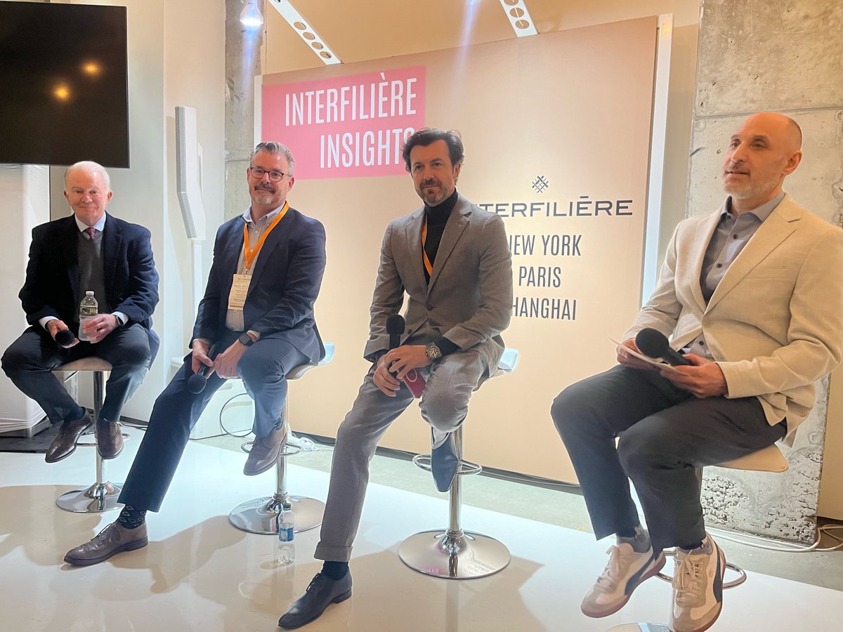 Great fun talking about tariffs (or not-tariffs) at Interfiliere New York! 😝