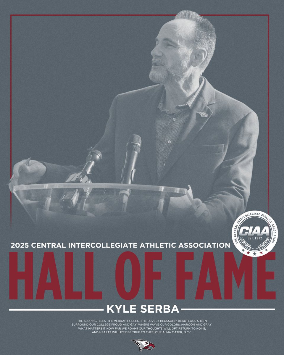 Congratulations to our forever Eagle, Kyle Serba, on his induction into the CIAA Hall of Fame!

#CIAAHallofFame
