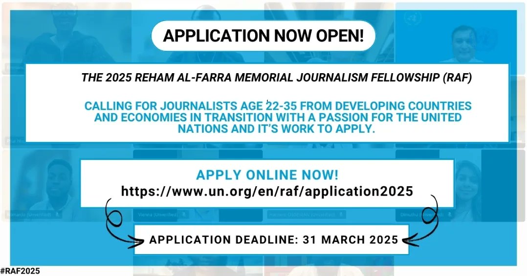 UNESCO Caribbean #Education #Sciences #Culture (@caribbeanunesco) on Twitter photo 🔊 Calling journalists in the English and Dutch-speaking Caribbean! The <a href="/unraf/">UN RAF Journalists #ReportWithRAF</a> Memorial Journalism Fellowship is an opportunity for young working journalists between the ages of 22-35 from developing countries and countries with economies in transition to cover the UN 🇺🇳 🔊 Calling journalists in the English and Dutch-speaking Caribbean! The <a href="/unraf/">UN RAF Journalists #ReportWithRAF</a> Memorial Journalism Fellowship is an opportunity for young working journalists between the ages of 22-35 from developing countries and countries with economies in transition to cover the UN 🇺🇳