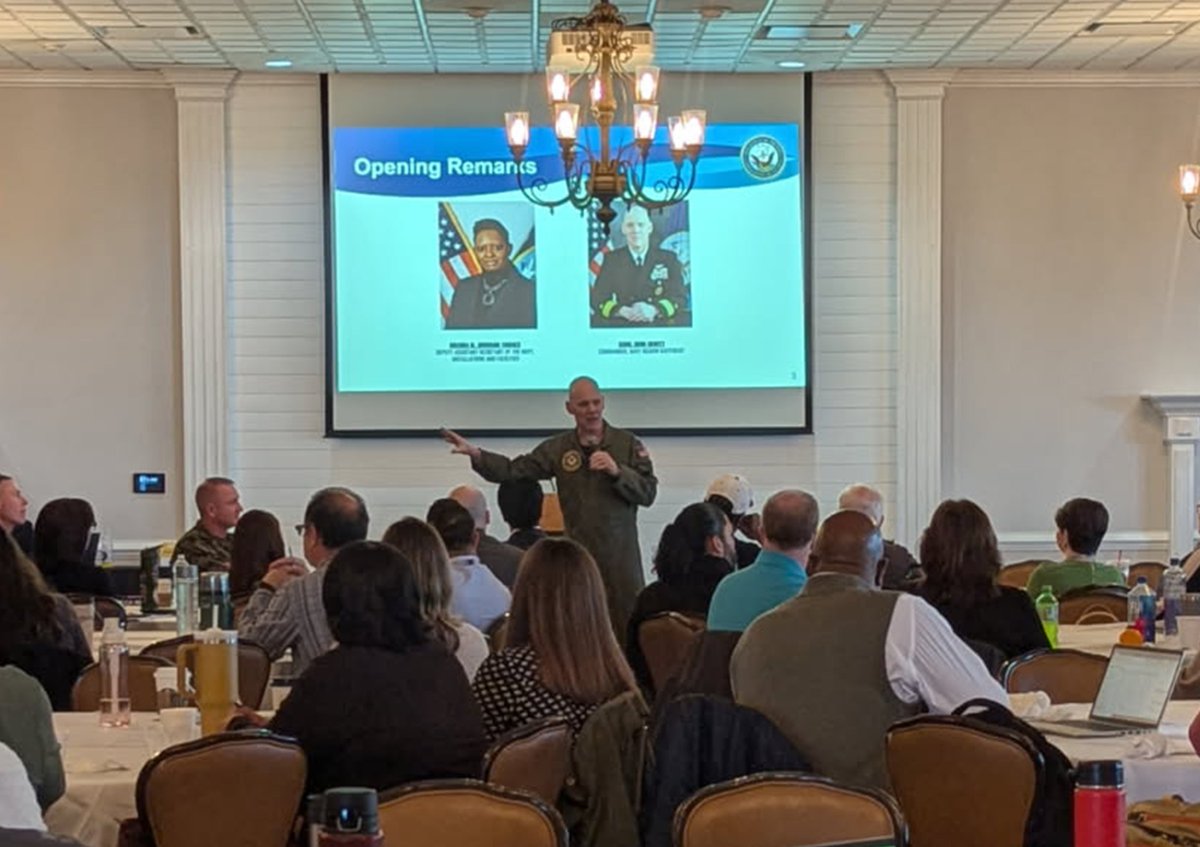 Assistant Secretary of the Navy (EI&E) (@asneie) on Twitter photo When budgets tighten, leaders have 2 choices: cut corners or get creative. <a href="/USNavy/">U.S. Navy</a> is choosing the latter. Teams gathered at a Title 10 Workshop in <a href="/NS_Mayport/">Naval Station Mayport</a> to maximize resources, forge partnerships & find solutions for infrastructure challenges. More training coming in 2025. When budgets tighten, leaders have 2 choices: cut corners or get creative. <a href="/USNavy/">U.S. Navy</a> is choosing the latter. Teams gathered at a Title 10 Workshop in <a href="/NS_Mayport/">Naval Station Mayport</a> to maximize resources, forge partnerships & find solutions for infrastructure challenges. More training coming in 2025.
