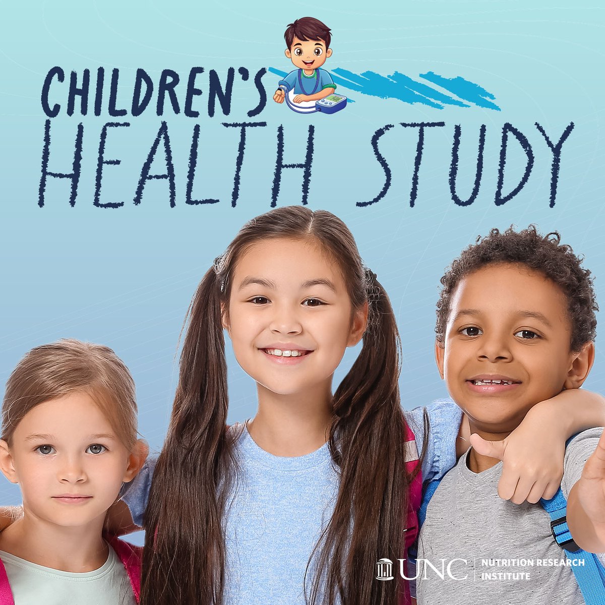 Calling all parents &amp; kids! UNC NRI is recruiting children &amp; teens (ages 5-19) in Cabarrus &amp; neighboring counties for a study on how genes &amp; lifestyle impact health.

Participants receive financial compensation!

Learn more: uncnri.org/participate

 #UNCNRI #KidsHealth