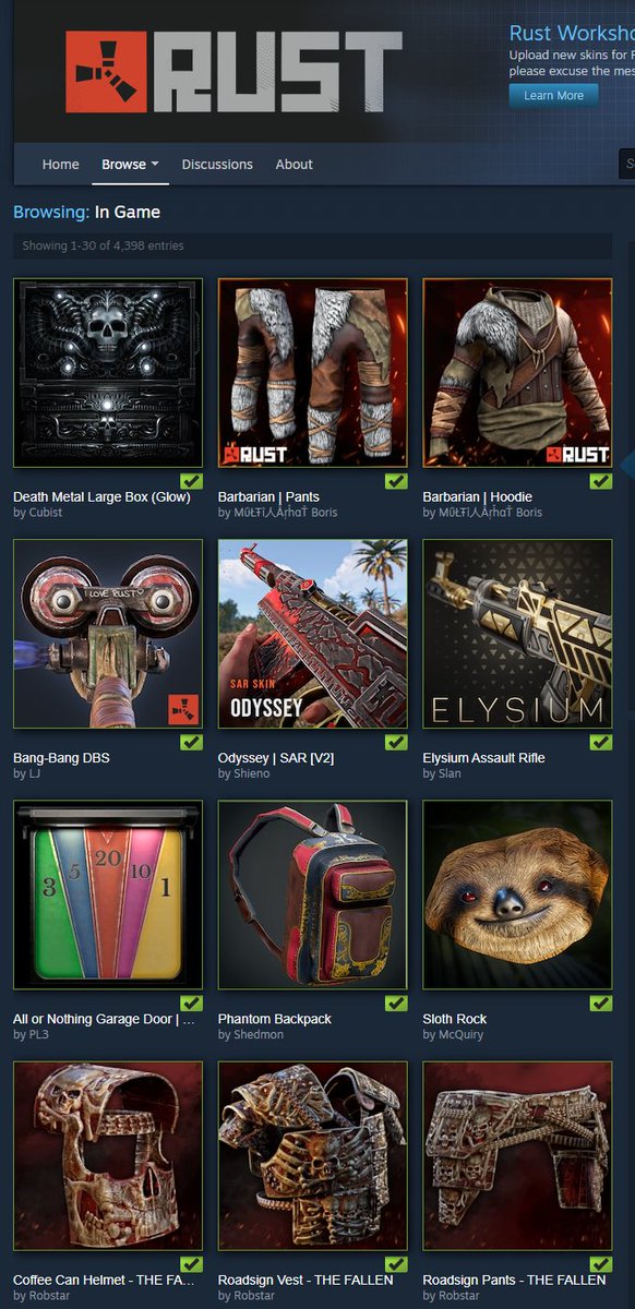 HedgesnVideos's tweet image. Rust Store has rotated for February 27 2025.
#Rust #Playrust #Rustskins
I&apos;ll be streaming to showcase all the brand new skins!
Stream - twitch.tv/hedgesn
(@ShadowHopper_ IT HAPPENED)