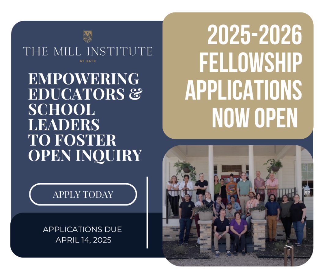 We are now accepting applications for our 2025-2026 Fellowships for teachers and school leaders. Gain the strategies and support needed to create school environments where curiosity thrives, tough questions are welcomed, and meaningful dialogue flourishes. lnkd.in/gXj7SNjK