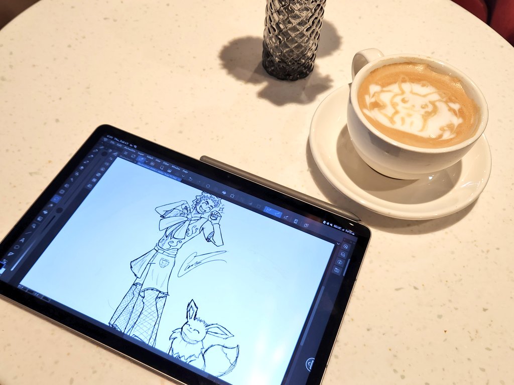 Quick sketch and a coffee to celebrate #PokemonDay2025