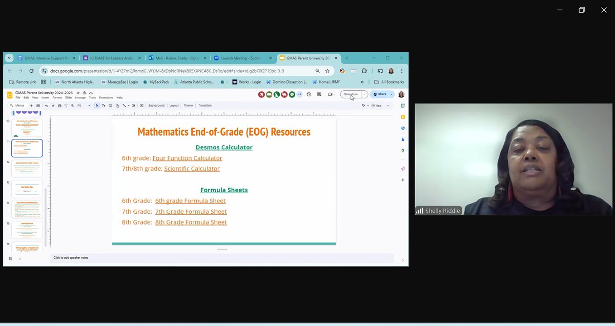 GeRodriguez72's tweet image. Thank you to our Sutton families who joined us today for Parent University #5 focused on GMAS! Thanks to our Guest Speakers for the awesome information and resources @MerriweatherEDU @fhenderson1908