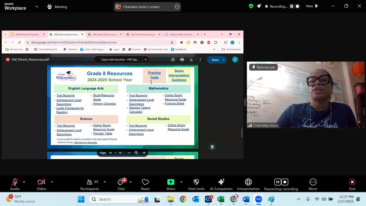 GeRodriguez72's tweet image. Thank you to our Sutton families who joined us today for Parent University #5 focused on GMAS! Thanks to our Guest Speakers for the awesome information and resources @MerriweatherEDU @fhenderson1908