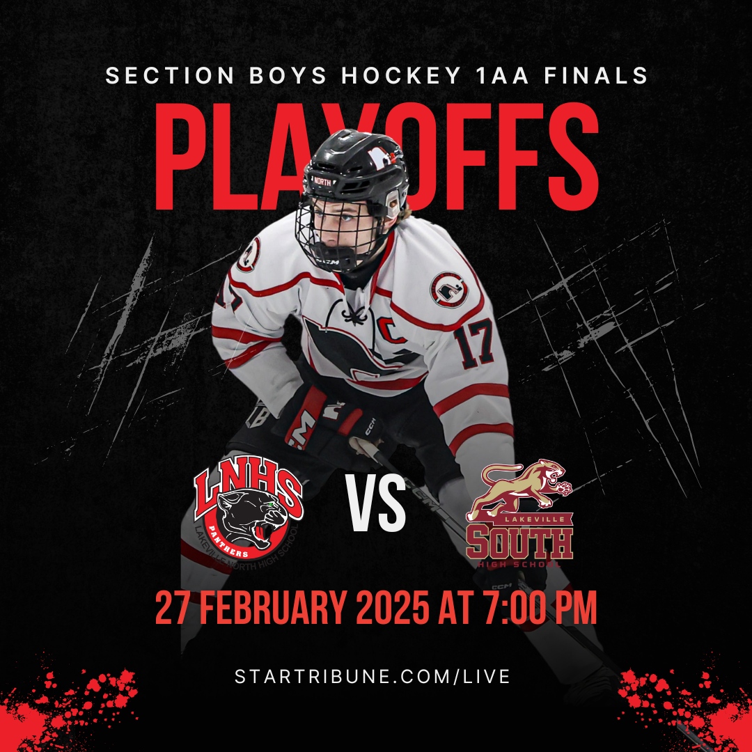 GameTimeMedia (@gametimemn) on Twitter photo π SECTION 1AA CHAMPIONSHIP β TONIGHT! π
π₯ <a href="/LNboyshockey/">Lakeville North Boys Hockey</a> vs. <a href="/LSHSBoysHockey/">Lakeville South Boys High School Hockey</a> π₯
A trip to STATE is on the line!
π₯ Watch it LIVE β StarTribune.com/Live
Can't be there? Stream it live + get 3 months of Star Tribune Digital for just $1! π SECTION 1AA CHAMPIONSHIP β TONIGHT! π
π₯ <a href="/LNboyshockey/">Lakeville North Boys Hockey</a> vs. <a href="/LSHSBoysHockey/">Lakeville South Boys High School Hockey</a> π₯
A trip to STATE is on the line!
π₯ Watch it LIVE β StarTribune.com/Live
Can't be there? Stream it live + get 3 months of Star Tribune Digital for just $1!