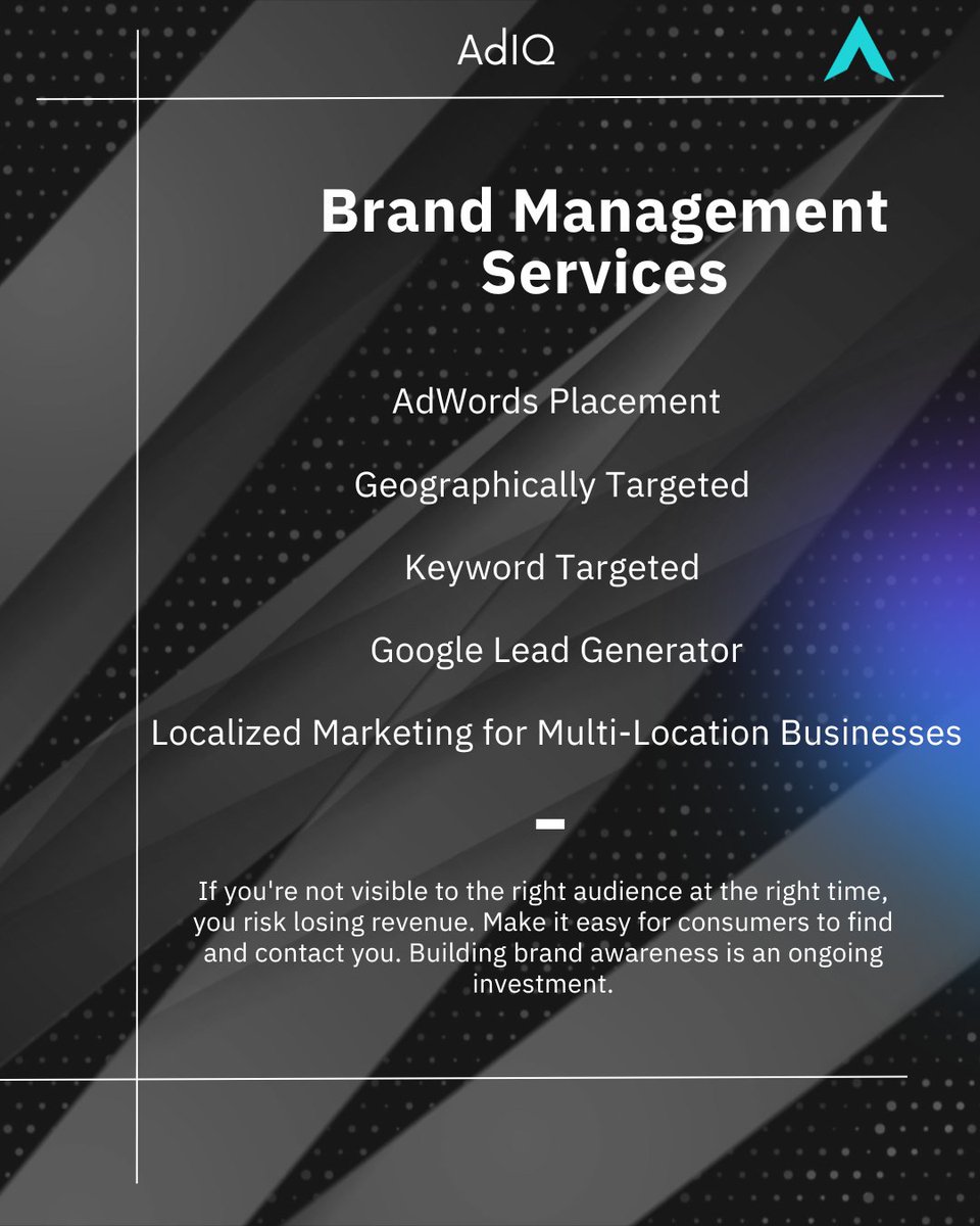 AdIQDigital's tweet photo. Brand awareness doesn’t happen by accident—it’s built with strategy. Let’s grow your presence together.

#brandmanagement #keywords #digitalmarket #smallbusiness https://t.co/JwljXk9nxR