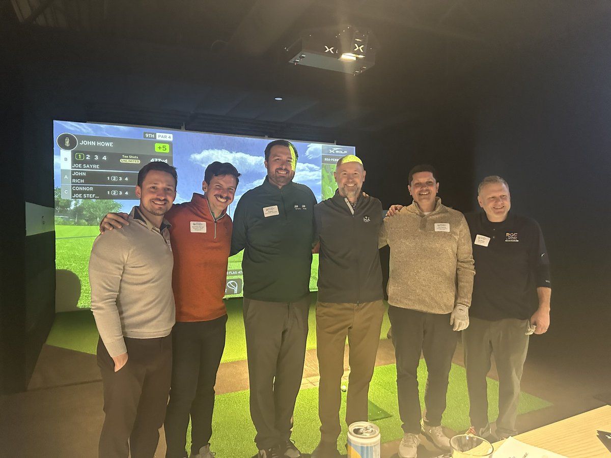 RochesterChambr's tweet photo. The results are in! Congratulations to Dan Kennell and Brent Heywood for taking home the trophy after an extra playoff round! 🏆

We’re excited to keep the good times going with a social hour to enjoy great food, drinks, and networking with Greater Rochester Chamber members. https://t.co/g99tVwcABH