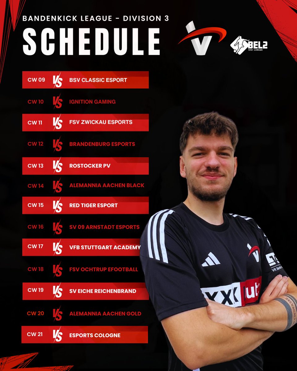 Division 2 has also started! 

<a href="/erdiplayz/">Max Erdmann</a> is more than ready 😈

<a href="/bandenkick/">Bandenkick</a> || #BELLeague