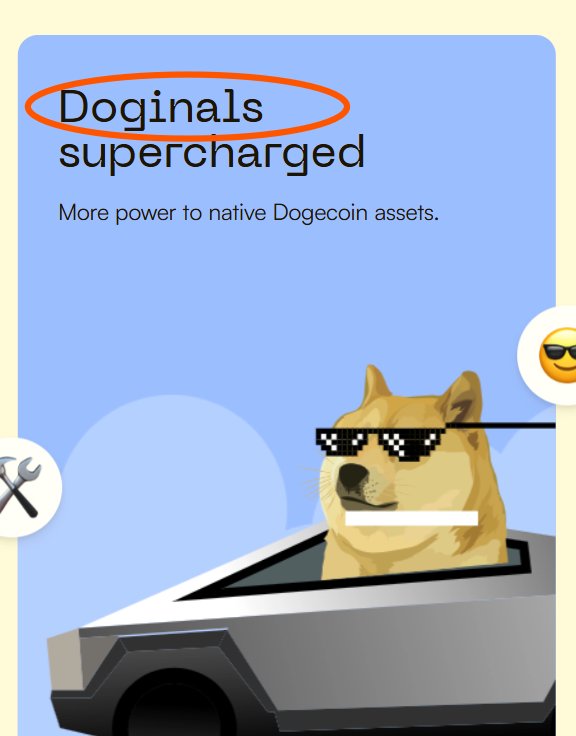 It's official, it's confirmed !
<a href="/DogeOS/">DogeOS</a>  will recognize Doginals.

What are Doginals ?
a revolutionary new protocol for creating tokens and nft on dogecoin.

Dogi is the abbreviation of Doginal
the first token deployed on Dogecoin 🥇

$DOGI $DOGE #Dogecoin #ordinals