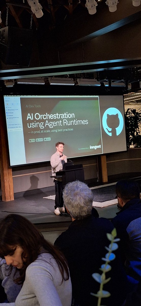 RickUzcategui's tweet image. Amazing evening at SF Awesome AI Dev Tools - Feb 24! Inspiring talks by Tony Holdstock-Brown (Inngest), Anushrut Gupta (Hasura), &amp;amp; Yujing Qian (GMI Cloud), plus stellar demos. Kudos to host Yujian Tang and everyone who joined! #AIDevTools #SFEvents #Innovation