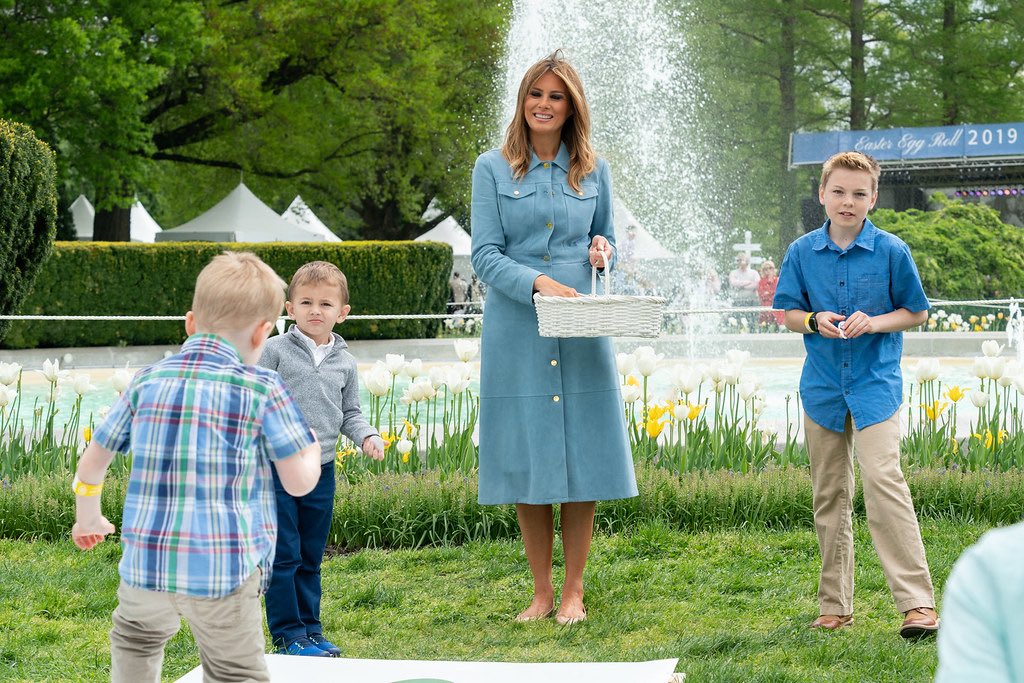 BREAKING: First Lady Melania Trump announces the 147th annual White House Easter Egg Roll. 🐣

This year’s event will take place on Monday, April 21st on the South Lawn of the White House.

Families with children age 13 and younger are invited to join President Donald Trump, the