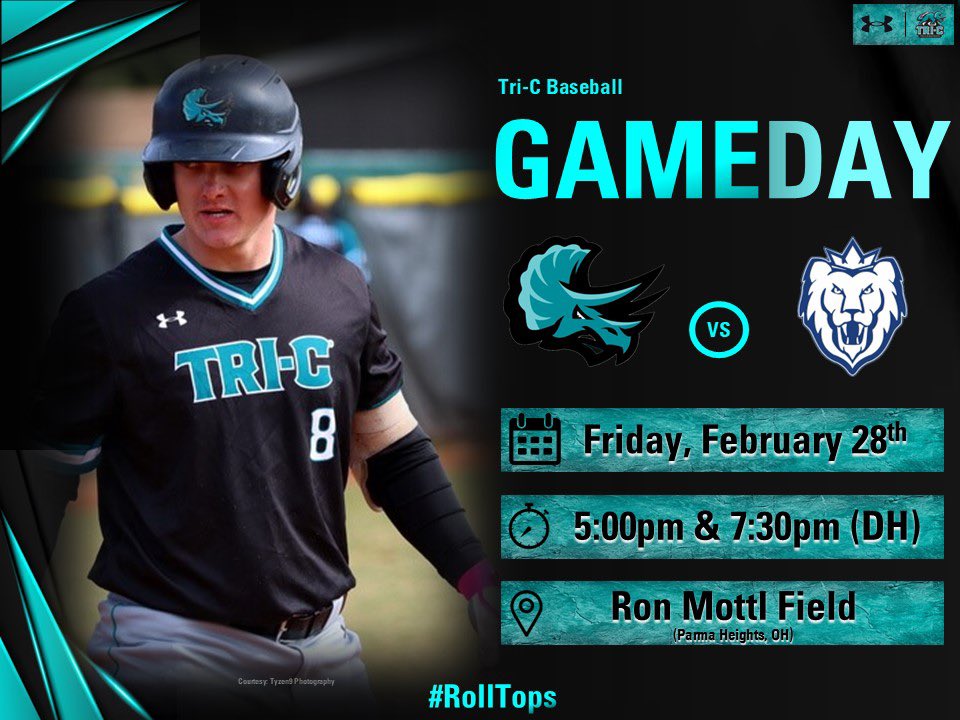 TOMORROW…TRI-C Home Opener! 🔥