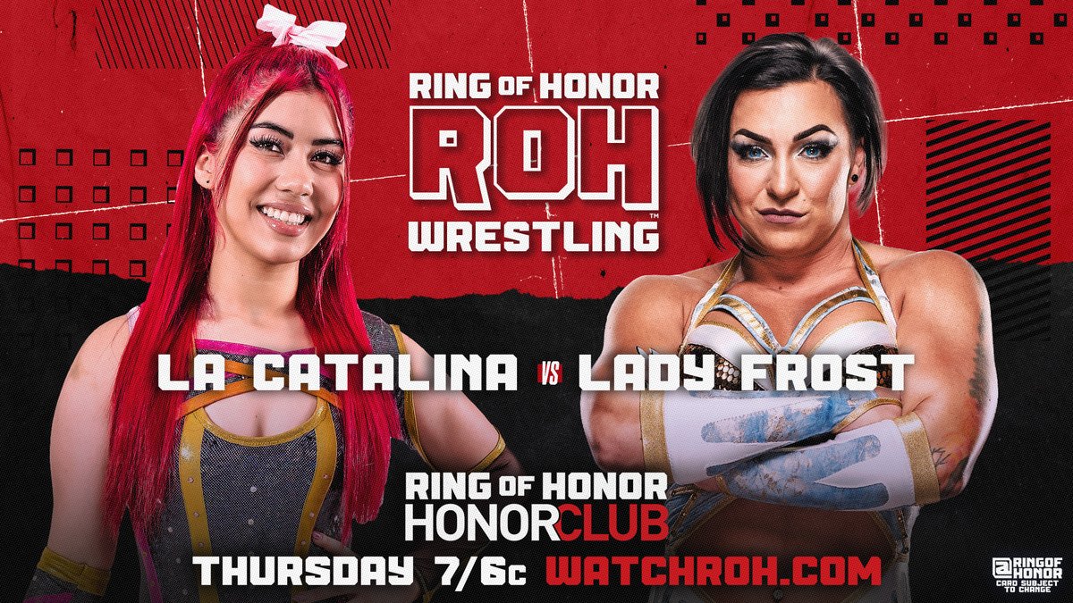 Super_Baby_Dean's tweet image. 👊🐾🐾👊ROH FEB. 27, 2025 ON ROHTV PREVIEW!👊🐾🐾👊

#ROH   #ROHTV   #PREVIEW   #THEINFANTRY   #ATLANTIS   #ESFINGE   #FUEGO   #GRANGUERRERO   #EUFORIA   #ROCKYROMERO   #FUEGODELSOL   #BLAKECHRISTIAN   #LADYFROST   #LACATALINA   #DARKPANTHER   #GRAVITY   #MASCARADORADA