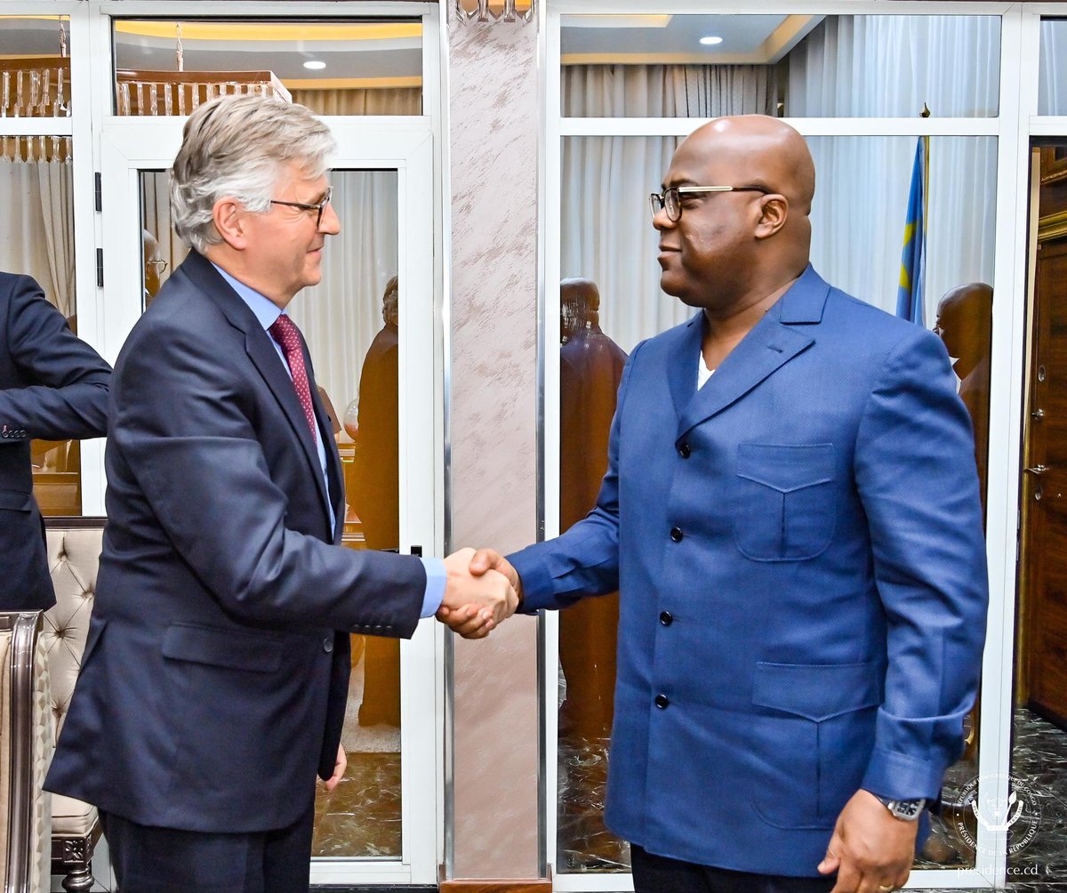 #RDC-#ONU | Le Président Félix Tshisekedi s'est entretenu, ce jeudi à la Cité de l’Union africaine, avec le Secrétaire général adjoint des Nations Unies (<a href="/ONU_fr/">Nations Unies (ONU)</a>) en charge du maintien de la paix, Jean-Pierre Lacroix (<a href="/Lacroix_UN/">Jean-Pierre Lacroix</a>), sur la crise sécuritaire dans l'Est de la #RDC.