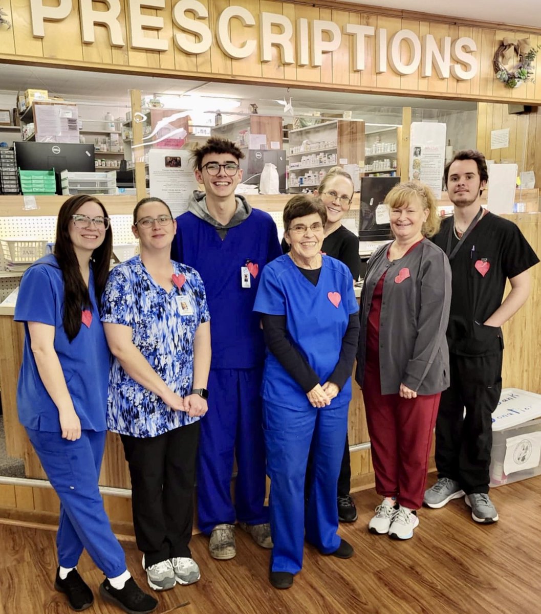 Our Charlotte Pharmacy team wore red hearts in honor of National Wear Red Day ❤️

As American Heart Month comes to a close, CVHS remains committed to spreading awareness about the importance of good heart health. Together, we prioritize healthy heart habits!

#CVHS #HeartHealth