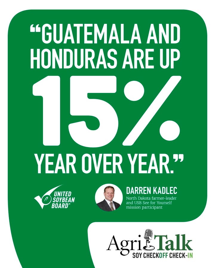 On this week’s Soy Checkoff Check-In, USB farmer-leader Darren Kadlec recaps his experience on the See for Yourself mission and the impact emerging markets have on the future of soy. Listen: youtu.be/I2QnoN4WhHc